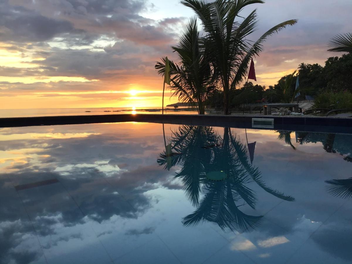 Bamboobeachvilla2 Ac New Oceanfront Pool Sunsetview Garden Kitchen Satellite Starlink Wi-Fi Dimiao Luaran gambar